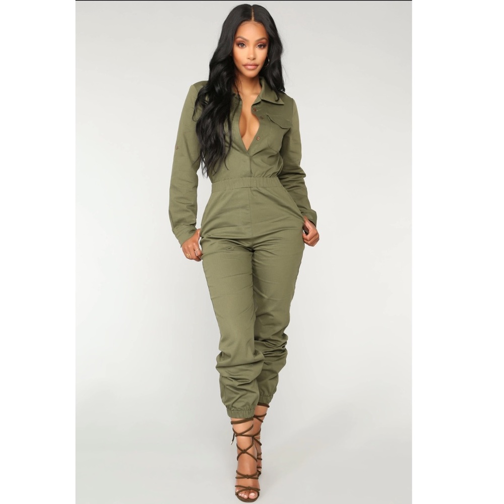 🤎 Aviator babe jumpsuit 1X
